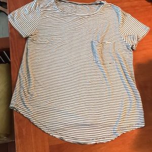 American Eagle Outfitters Tops - American Eagle Black and White Striped Tee American Eagle Outfitters Tops - American Eagle Black and White Striped Tee